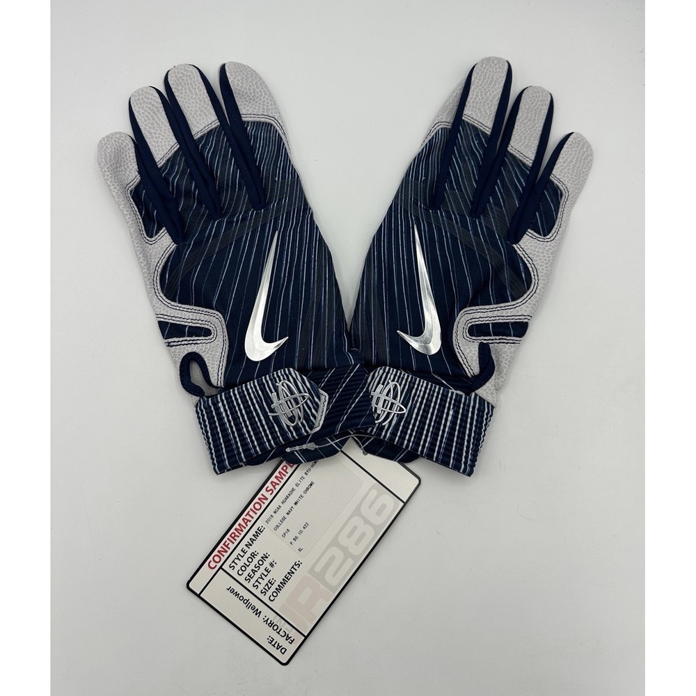 Nike BYU Cougars Huarache Elite Batting Gloves XL NCAA Confirmation Sample 2018